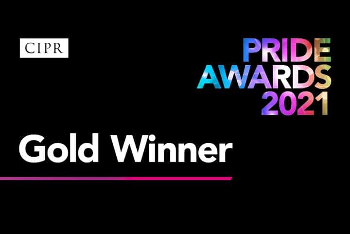 Pride Awards 2021 Gold Winner