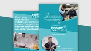 Become a lecturer leaflets